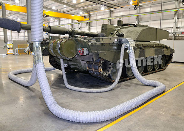 Military Vehicle Fume Extraction Systems